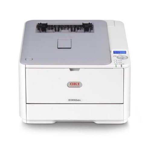 OKI C330dn color LED Drucker A4 USB 24ppm sw 22ppm color 250Blatt 128MB Duplex