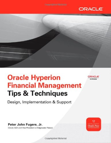 Oracle Hyperion Financial Management Tips And Techniques 0071770445 pdf
