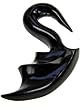 BONE PLUG HORN WITH BLACK 6g - Sold Individually