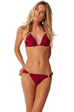 Vix Swimwear Solid 12 Sliding Halter Top