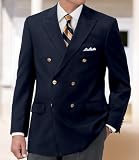 Signature Double-Breasted Wool Blazer Extended Sizes