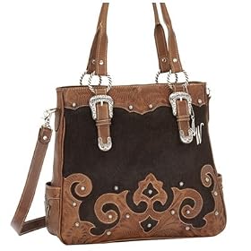 American West Victorian Grace Zip Top Convertible Day Bag