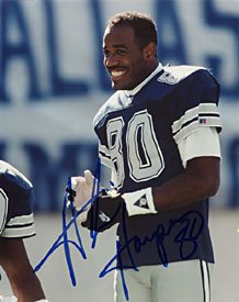 Alvin Harper #80 Autographed / Signed Dallas Cowboys Football 8x10 Photo