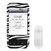 Zebra Skin Black and White Stripes Snap-On Hard Crystal Cover Case with Clip for T-Mobile HTC G1 Google Phone Dream Smartphone