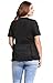 Dilanni Women V-neck Short Sleeve High Waist Top with Front Shirring