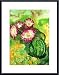 Kakteen by Karl Schmidt-Rothluff 15.50X19.50 Framed with Black Metal Frame