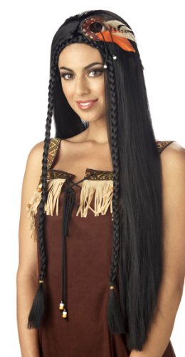 California Costume Sexy Indian Princess Costume Wig