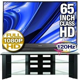 Mitsubishi WD65C9 65 1080p 120Hz TV Stand Bundle by Mitsubishi Digital Television