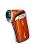 Panasonic WA2 Full HD MP4 Vertical Camcorder - Orange (14MP, 3M Waterproof, 15x Intelligent Zoom, Panorama Mode, EIS, Eye-Fi Ready, SD Card Recording, Face Recognition) 2.6 inch LCD