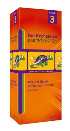 Buch - Cover Die Rechenbox Klasse 3, Mal und Geteilt Kartenkarten Zahlenraum bis 100, Klasse 3 - Unbekannt - Ademo