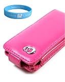 Hot Pink Ipod Nano Chromatic 4th edition 4GB 8GB 16GB Carrying case
+ Courage*Wisdom Wristband (Ipod nano not included)
