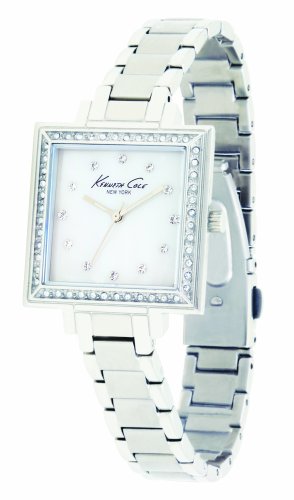 41Sj3hBxDUL Kenneth Cole New York Womens Iconic Quartz Crystal