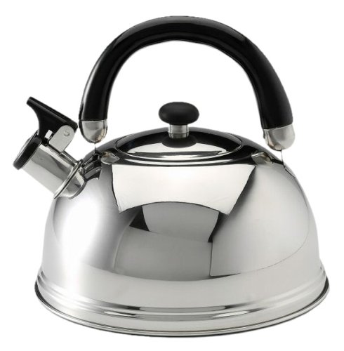 "Creative Home Temptation 3-Quart Teakettle, Stainless Steel"