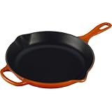 Le Creuset Signature Iron Handle Skillet, 11-3/4-Inch, Flame