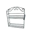 Chrome Spice Rack