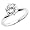 14K White Gold Round-cut 1.25 CT Equivalent CZ Cubic Zirconia Ladies Solitaire Wedding Engagement Ring Band (Size 4 to 12) - Size 9.5