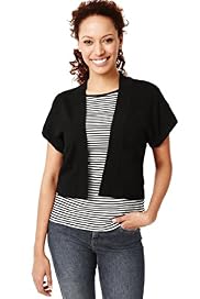 Open Front Cropped Cardigan