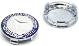 Produkt-Bild: Mercedes Benz Blue Alloy Wheel Centre Caps Hub Cover Badges Emblem / Nabendeckel Felgendeckel Nabenkappen Logo Blau A, B, C, E, S, M, ML, GL, R, SL, SLK, CL, CLK 'SATZ VON 4'