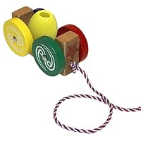 Egg Tumbler Wooden Pull Toy - Made in the USA