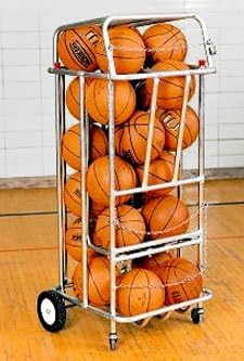 Roll-A-Bout 24-Ball Basketball Rack