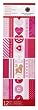 Martha Stewart Crafts Key And Heart Adhesive Border Pad, 12 Sheets