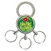 3 Ring Key Chain of Kiss Me I'm Irish (Green Shamrock, Celtic, Club, Gold, Irish, Ireland, Little, Charm, Cross, Four Leaf Clover, Jewelry, Necklace, Pendant, Ring, Tattoo, Diamond, Designs, Charm, Lucky, Luck)