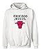 Men's Chicago Bulls Pullover Hoodie, NBA Baskeball Hooded Sweater