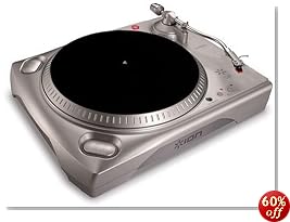 Ion iTTUSB Turntable with USB Record