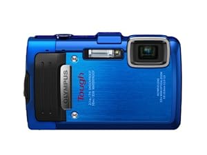 Olympus Stylus TG-830 iHS Digital Camera with 5x Optical Zoom and 3-Inch LCD (Blue)