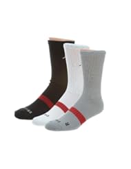 Apparel: Nike Air Jordan Dri Fit Crew Socks Multi Color 3 Pair Pack 546481-901 Size X-Large (12-15)