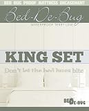 41SjGWPkRML. SL160  Bed Bug Proof Water proof Complete Set Terry covers and encasement Complete King set for 76 X 80 X 18 Come with mattress box spring and pillow covers. Reviews
