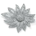 Crystal Flower Pin