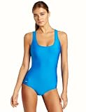 Speedo Women's Xtra Life Conservative Ultraback Swimsuit, Cobalt Blue, 8