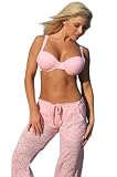 Ujena Pink Sheer Lace Pants