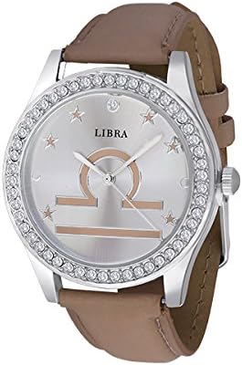 Unisex Crystal Zodiac Horoscope Watch-Libra