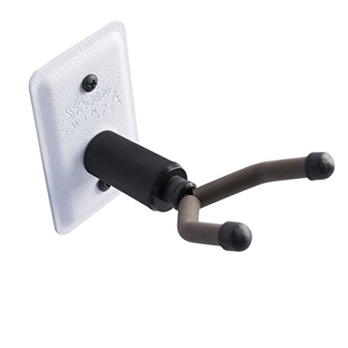 String Swing WCC11UK Metal Home & Studio Wall Mount Ukulele Hanger or Mandolin Hanger - White