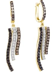 1.0CT-DIAMOND FASHION EARRING / 14KYG