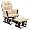 Espresso/Beige Microfiber