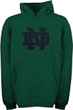 Notre Dame Fighting Irish Youth Green Tackle Twill Hooded Sweatshirt