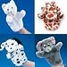 12pc - Plush soft cuddly Animal Hand Puppets -new!