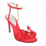 Satin Orange Hayden D2 by Dikuza Women's Satin Ankle Tie Party Prom Pageant Evening Bridesmaid Shoes Sandal