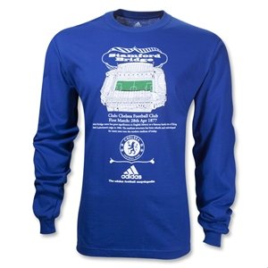 adidas Chelsea 2011 Long Sleeve Stadium T-Shirt