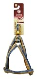 AKC Harness Small Blue/Camel 5/8x13-23