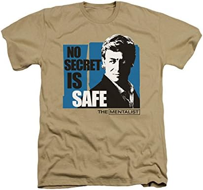 The Mentalist Crime Drama TV Show No Secret Is Safe Adult Heather T-Shirt Tee