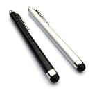 Bargains Depot® (Silver & Black) 2 pcs (2 in 1 Bundle Combo Pack) Capacitive Stylus/styli Universal Touch Screen Pen for Tablet PC Computer : Toshiba Excite 10 LE AT205 T16 10.1 Inch 16GB Tablet, Toshiba Excite 10 LE AT205 T32 10.1 Inch 32GB Tablet, Toshiba Thrive 10.1 Inch 16 GB Android Tablet AT105 T1016, Toshiba Thrive 10.1 Inch 32 GB Android Tablet AT105 T1032, Toshiba Excite 13 AT335, Excite 10 AT305, Toshiba Excite 7.7 AT275, Toshiba Excite AT200, Toshiba Thrive 7, Toshiba Windows Phone IS12T, Toshiba Thrive