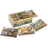 Melissa & Doug Deluxe Zoo in a Box Jigsaw Puzzles