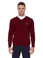 La Española Jersey Cuello Pico (Granate)