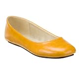 Women's Mossimo Supply Co. Odell Ballet Flats - Mustard