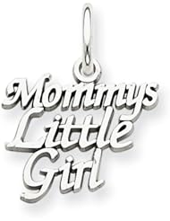 14k White Gold MOmmYS LITTLE GIRL CHARM