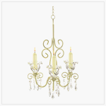 Shabby Elegance Scrollwork Candleholder - Style 38369 by Gift Warehouse